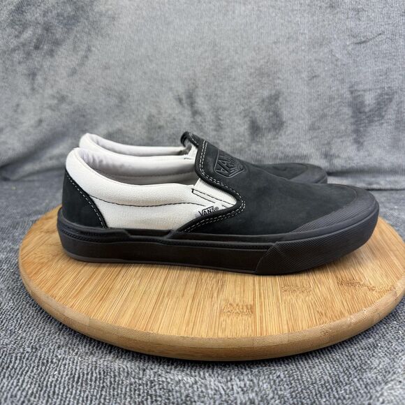 Vans Slip-On BMX Shoes Mens Size 6 Black White Suede Low Top BMX Sneakers main image 8